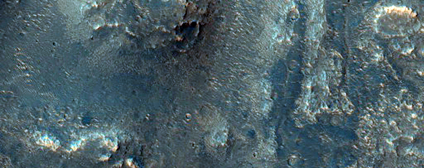 Fault on North Rim of Coprates Chasma