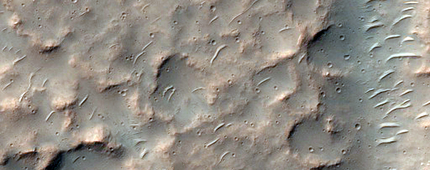 Channel in Hesperia Planum
