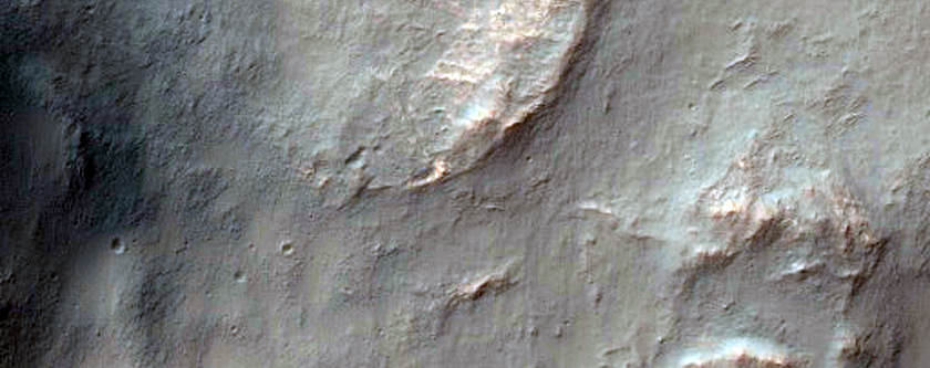 Hummocks in Ariadnes Colles