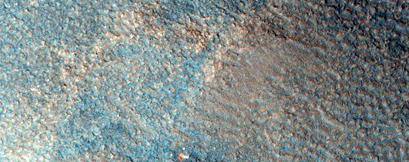 Ejecta of North Plains Crater with Extensive Olivine