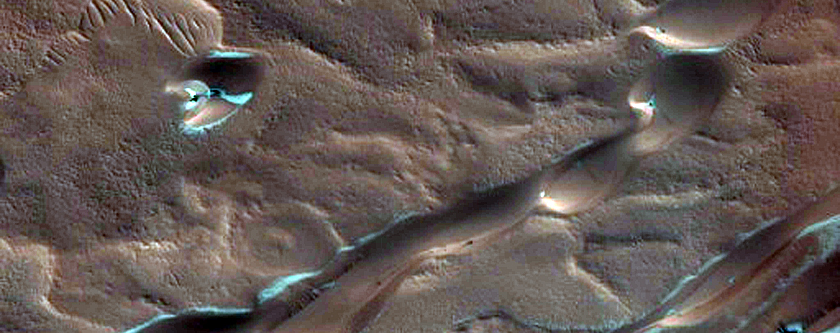 Steep Scarp in North Polar Layered Deposits