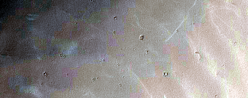 Crater West of Nili Fossae Region