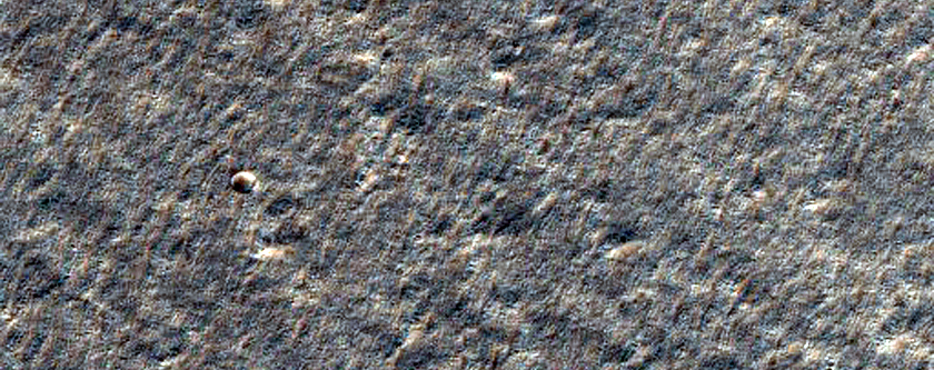 Impact Crater on Northern Plains