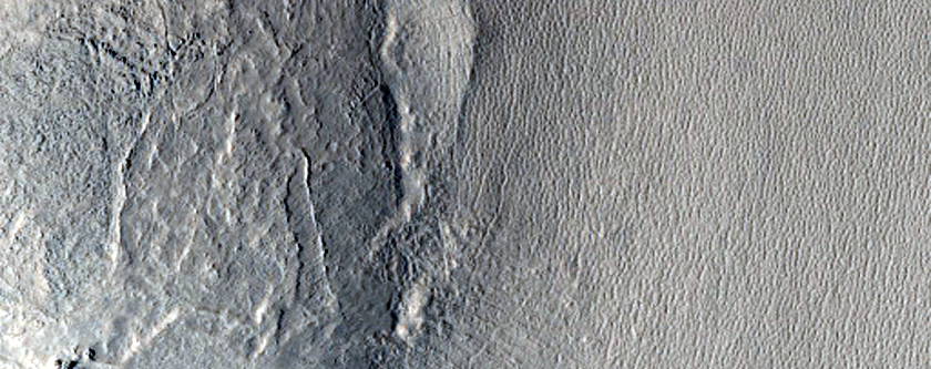 Mound and Trough System in Arcadia Planitia