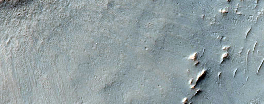 Very Recent Small Crater in Denning Crater Basin