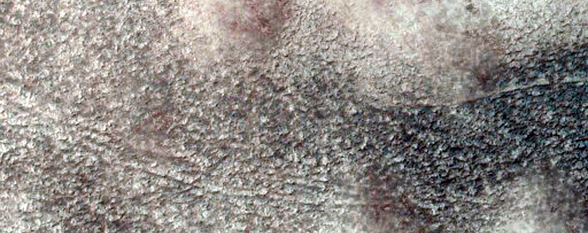 Center of Ice Mound in Louth Crater