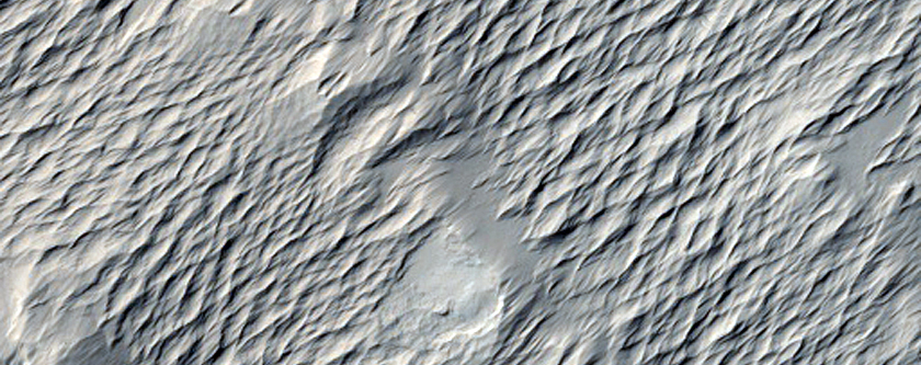 Western Rim and Ejecta of Fresh 60-Kilometer Diameter Crater