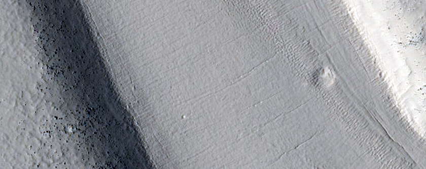 Valleys and Mesas between Utopia Planitia and Terra Sabaea