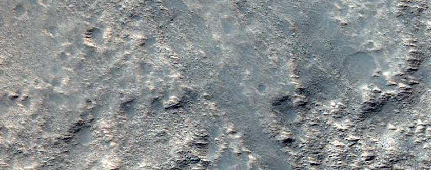 Crater Floor with Thermally-Distinct Rugged and Smooth Surfaces