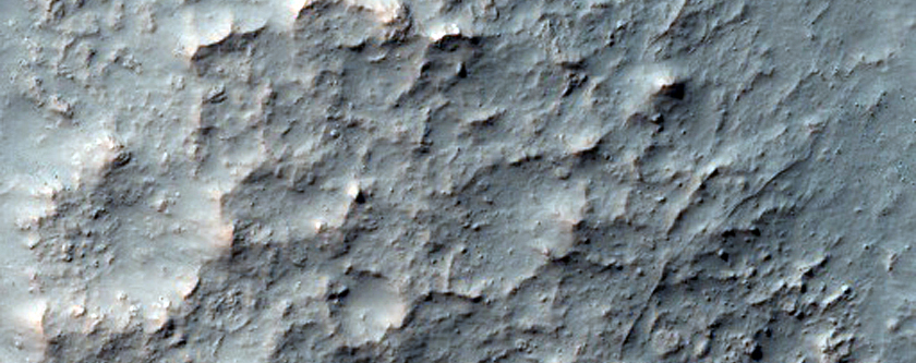 Rocky Material on Crater Floor