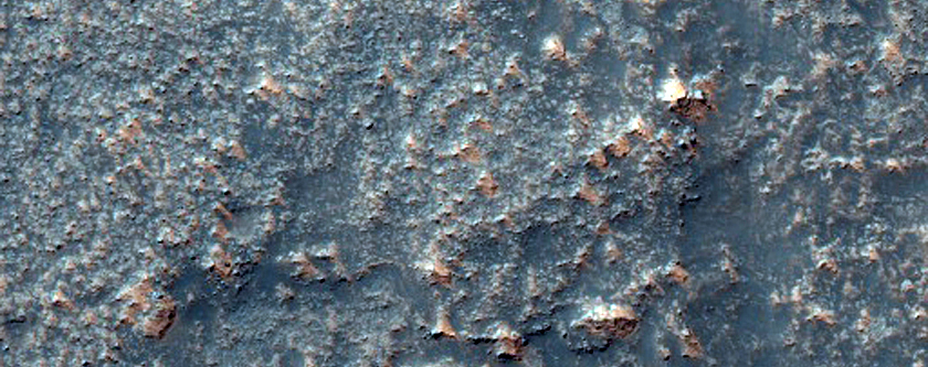Rocky Lava Flows in Syria Planum
