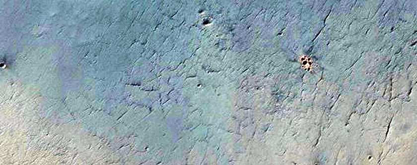 Exposures of Layered Rock in Meridiani Planum