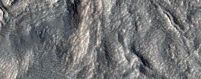 Ridges and Mounds Near Hecates Tholus