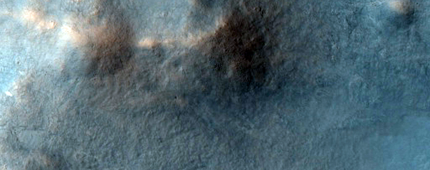 Well-Preserved 15-Kilometer Diameter Crater Near Nili Fossae