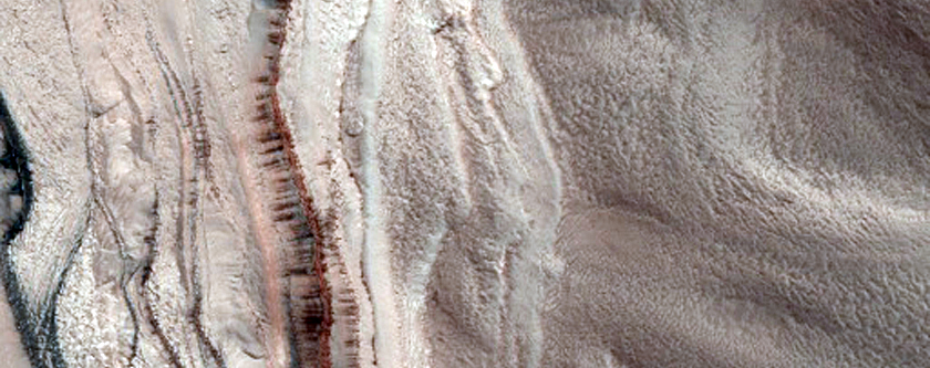 Monitoring of Chasma Boreale Scarp