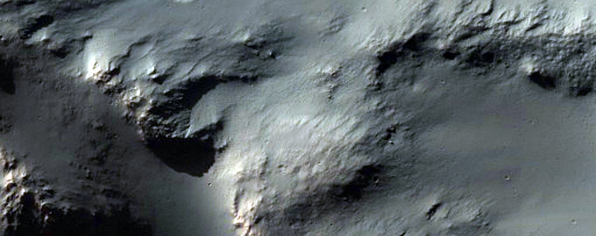 Extremely Rough Topography in Crater Interior