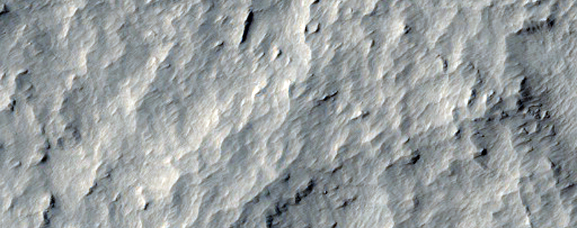 Western Rim and Ejecta of Largest Rayed Crater Known on Mars