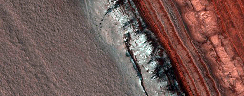 Monitor South-Facing Chasma Boreale Headscarp for Avalanches