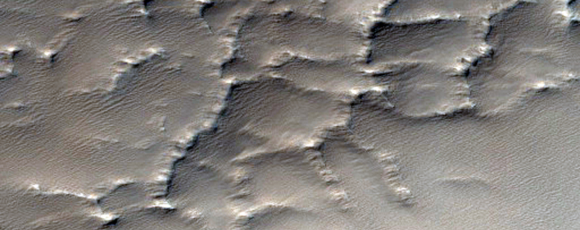 Ridges on Arsia Mons