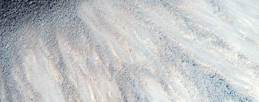 Fresh 5-Kilometer Diameter Impact Crater Southwest of Oudemans Crater