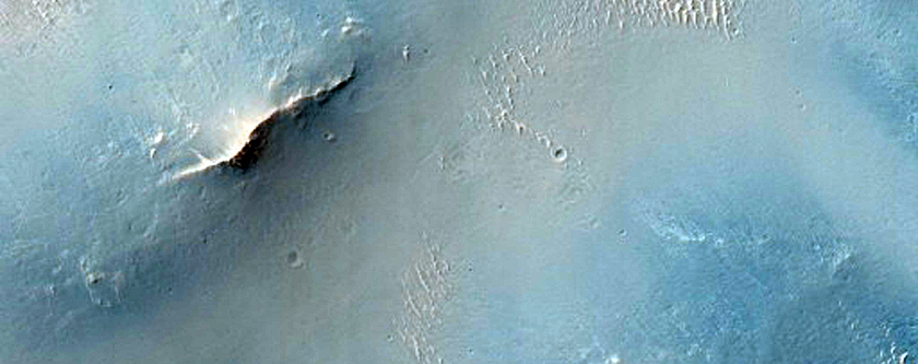 Crater in Sinus Meridiani