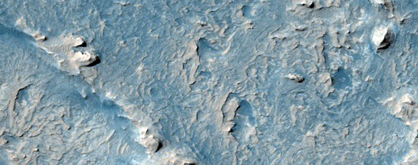 Light-Toned Ridges in Eastern Sinus Meridiani