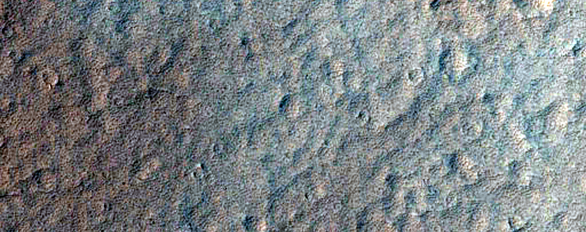 Inner Nested Caldera Wall at Summit of Olympus Mons
