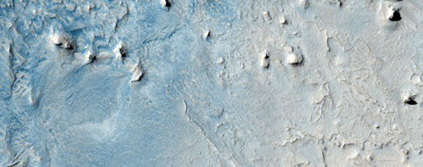 Finely-Layered Deposits in Henry Crater