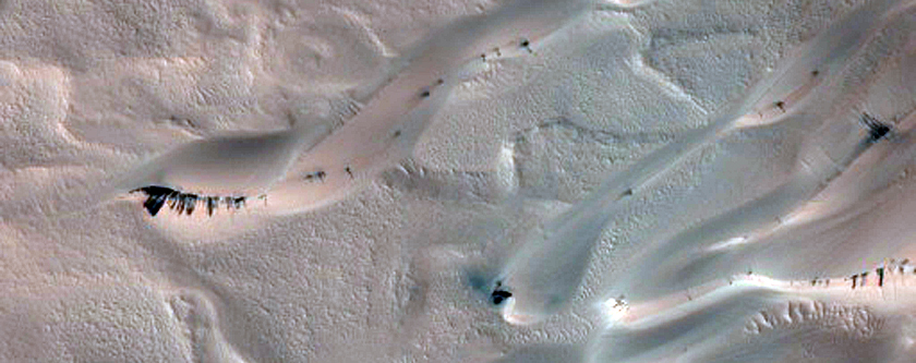 North Polar Site to Monitor Defrosting on Dunes