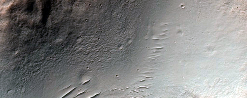 Central Uplift of 25-Kilometer Diameter Crater