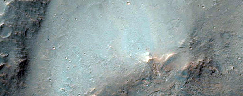 Landslide Scarp in Coprates Chasma