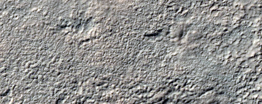 Trough-Like Feature West of Hellas Planitia