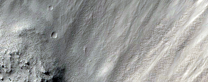 Three Impact Craters in Daedalia Planum