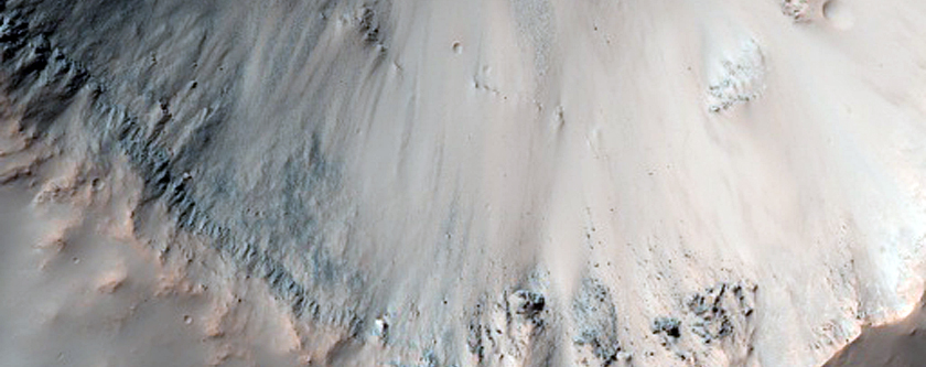 Fresh 1-Kilometer Diameter Crater