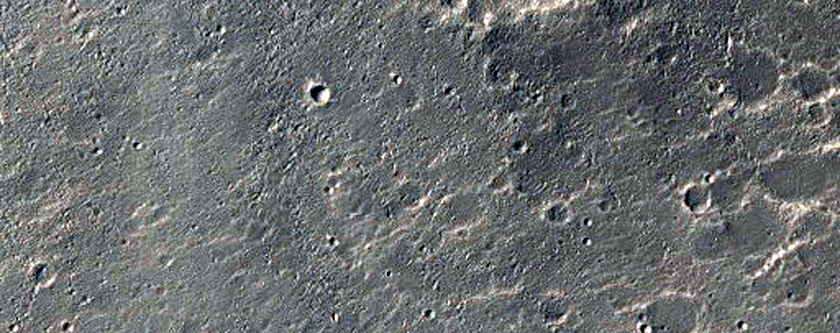 Very Recent Small Rayed Crater in Elysium Region
