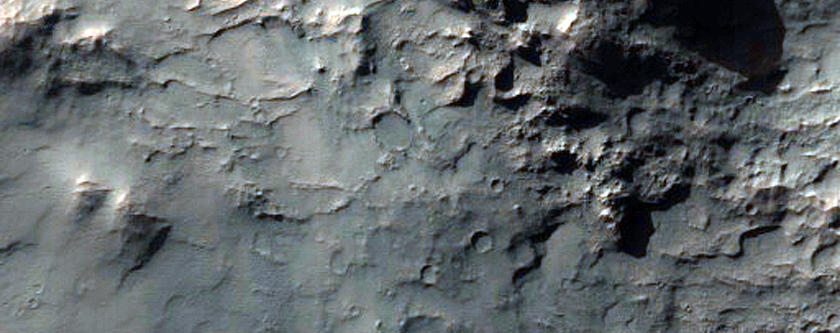 Fresh 10-Kilometer Diameter Crater Inside Columbus Crater