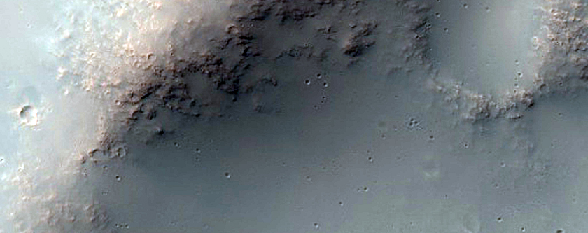 Crater with Lobate Ejecta in Tyrrhena Terra