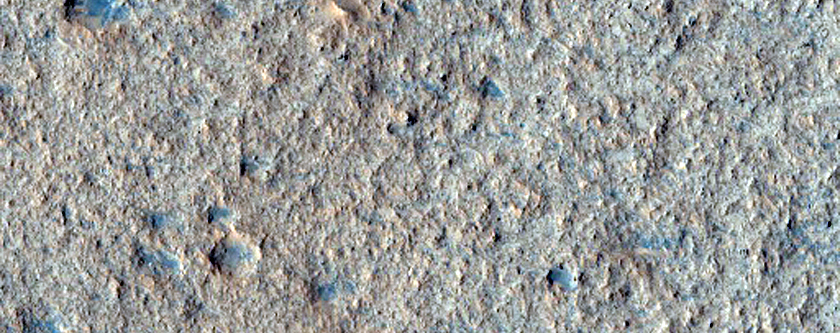 Large Bedrock Exposure in Acidalia Planitia