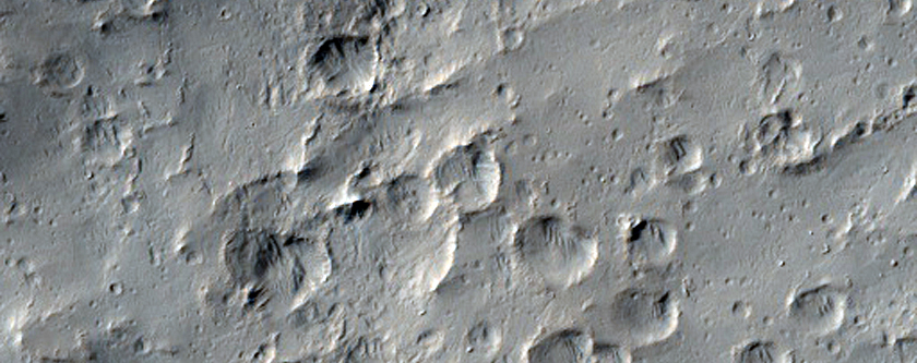 Flow Lobe of Young 60-Kilometer Diameter Crater