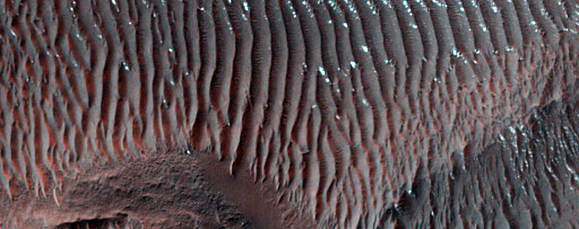Layer Exposures in Intermountain Valleys West of Argyre Planitia