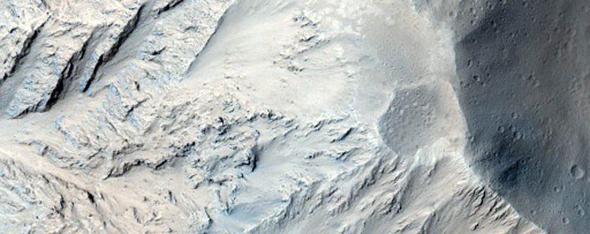 Upper Section of Northern Olympus Mons Basal Scarp