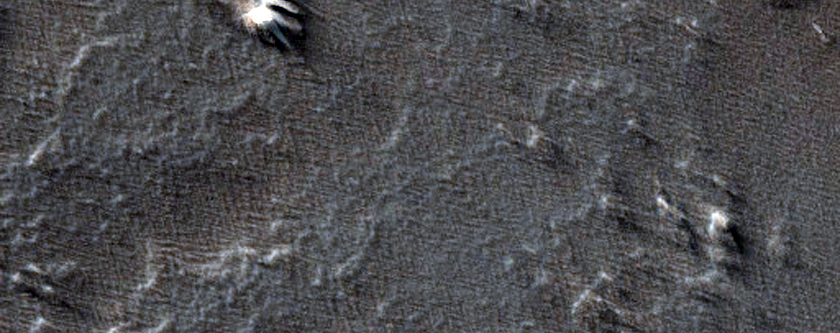 Channel Source on the Flank of Arsia Mons