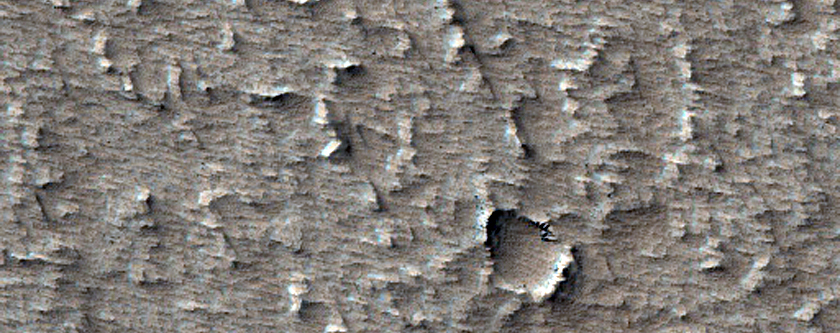 Flows on the Northeastern Flank of Arsia Mons