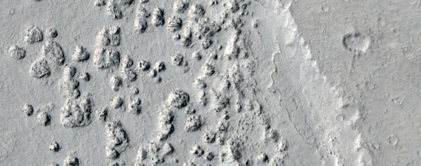 Relatively Deeply Eroded Portion of Marte Vallis