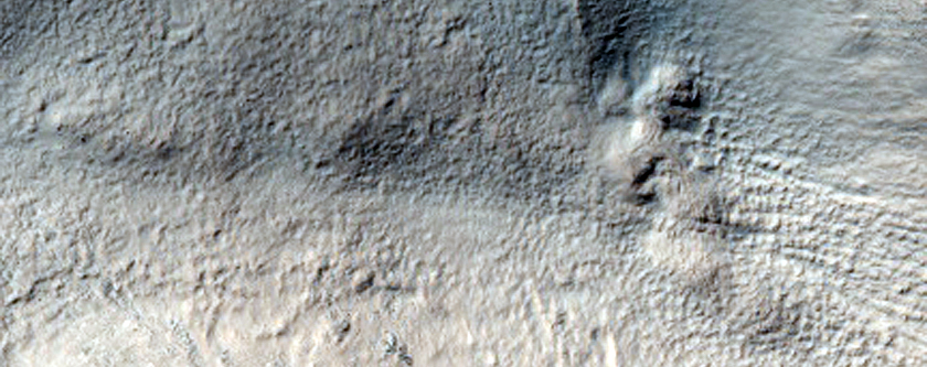 Junction of Main Valley and a Tributary in Reull Vallis