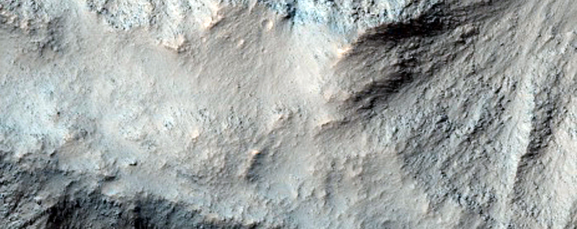 Landslide Deposits Overlapping the Middle Mount of Coprates Chasma