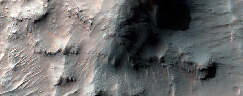 Terrain East of Holden Crater