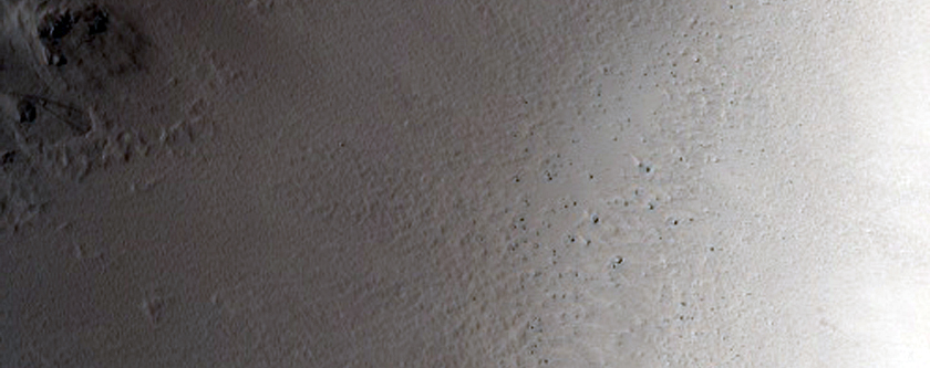 Troughs on Western Side of Elysium Rise