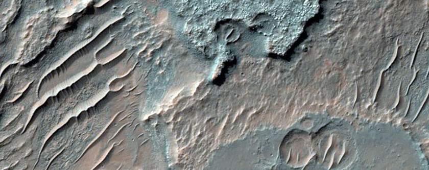 Center of 15-Kilometer Impact Crater