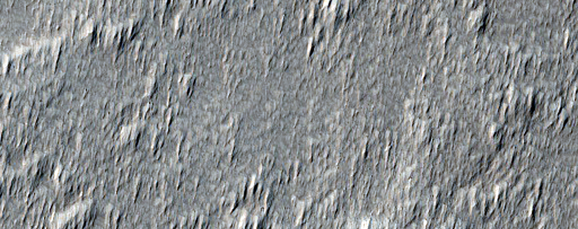 Mounds on the Lava Apron Southwest of Arsia Mons